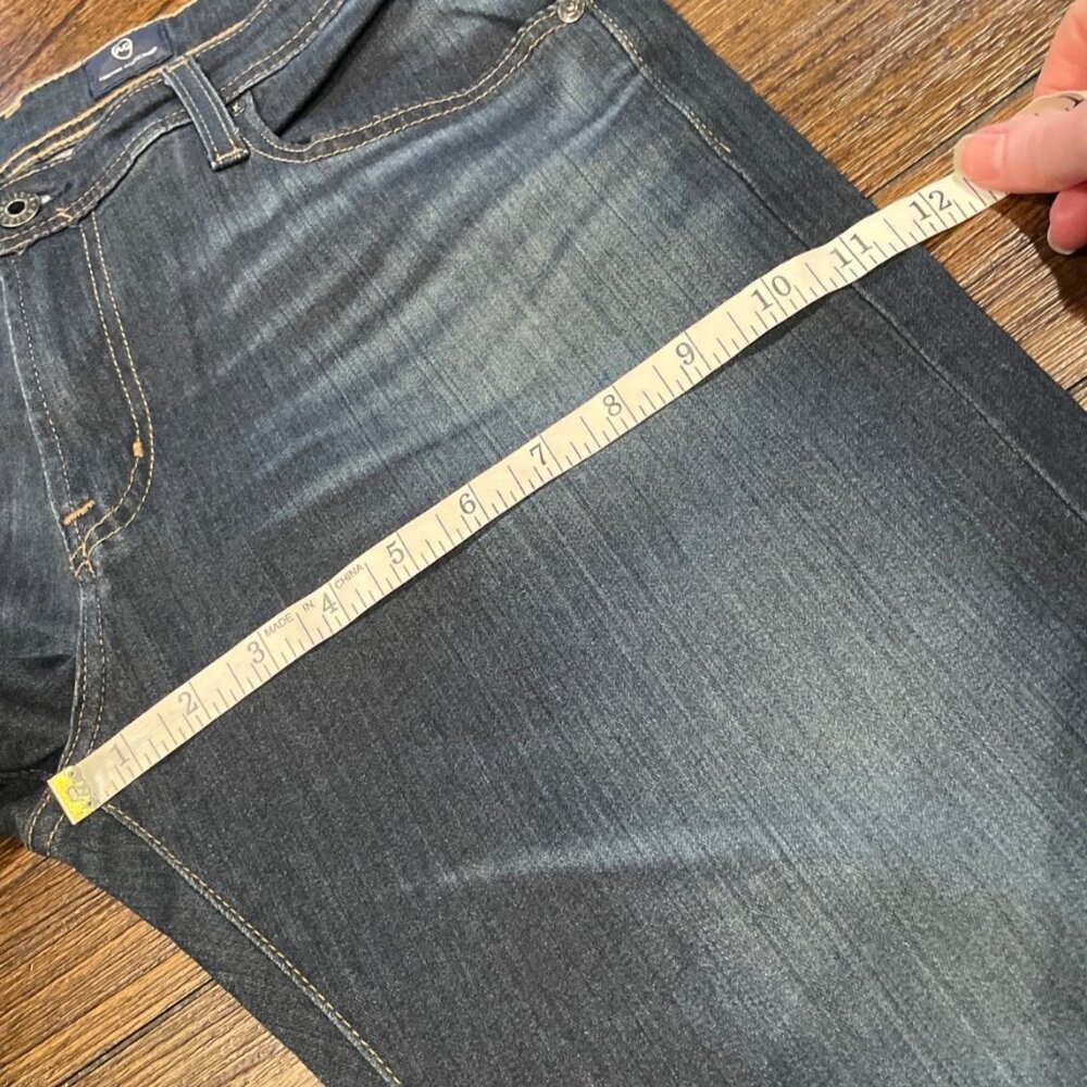 AG Adriano Goldschmied Mens 33x34 The Matchbox Slim Straight Jean Dark Blue Wash - Picture 10 of 10